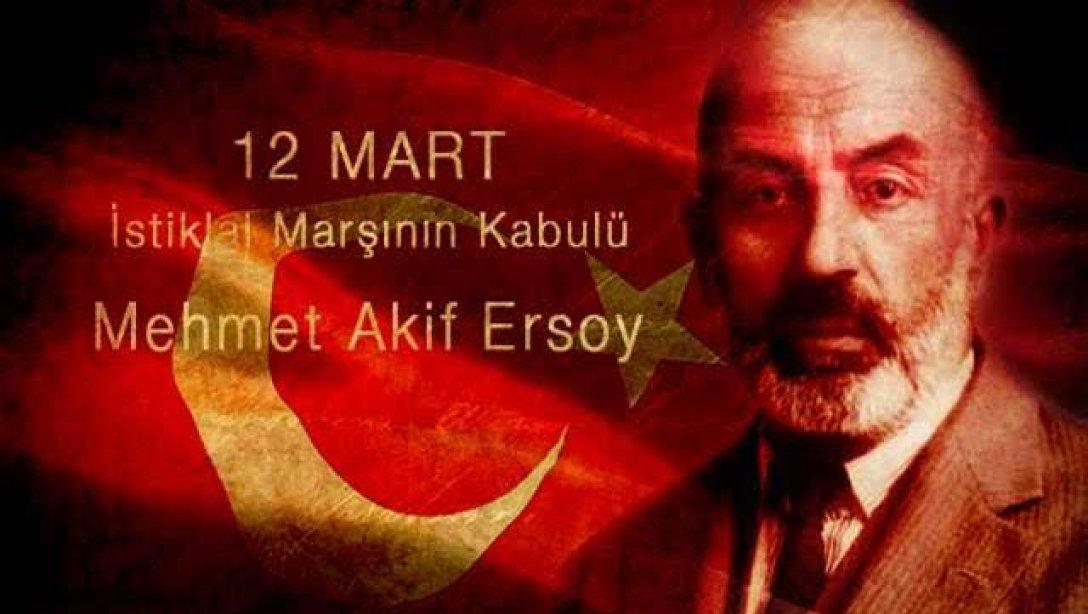 İstiklal Marşı'nın, TBMM tarafından 12 Mart 1921'de milli marş olarak kabul edilmesinin 100. yıldönümünde istiklal şairimiz Mehmet Akif Ersoy'u saygı, rahmet ve minnettarlıkla anıyoruz.