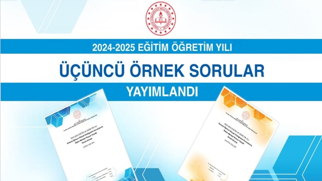 LGS KAPSAMINDAKİ MERKEZÎ SINAVA YÖNELİK ÜÇÜNCÜ ÖRNEK SORULAR VE VİDEOLU ÇÖZÜMLERİ YAYIMLANDI